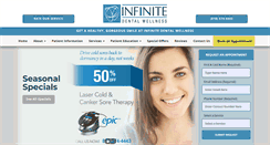 Desktop Screenshot of infinitedentalwellness.com